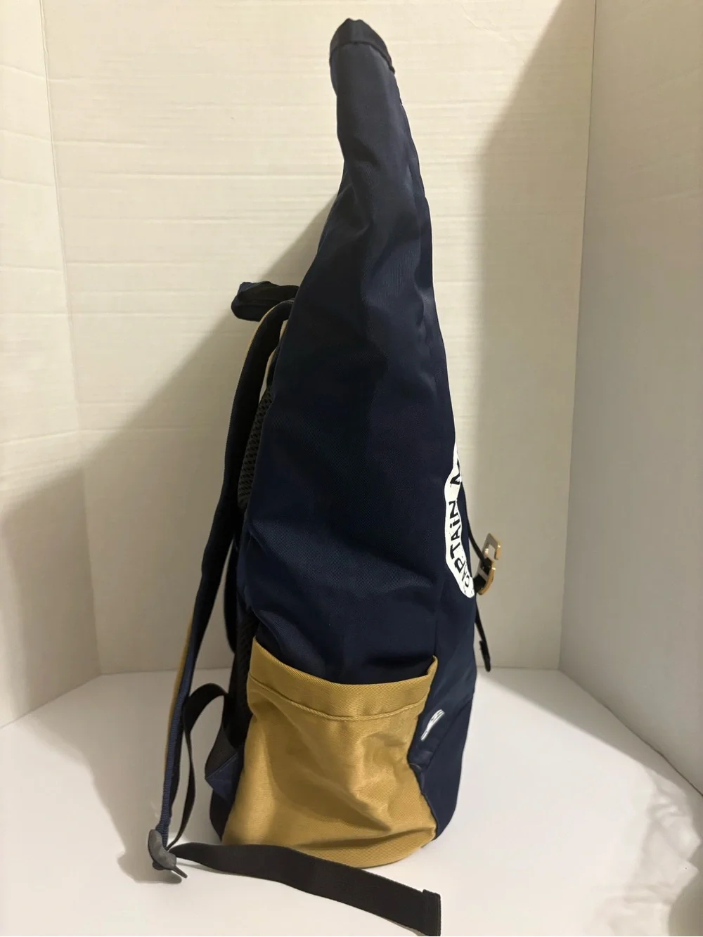 Disney Cruise Line Captain Mickey Smooth Sailing Roll-Top Padded Backpack Blue
